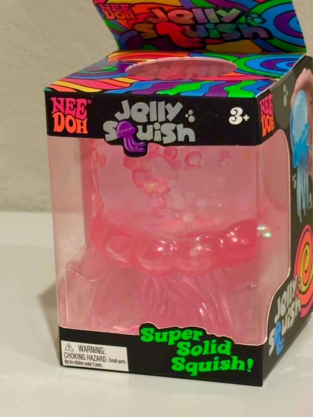 Pink jellysquish needoh brand new